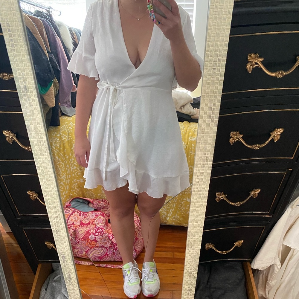 White tie dress